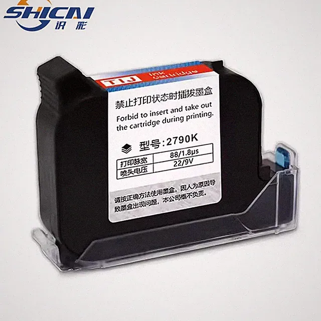 3pcs 12.7mm fast drying ink cartridge inkjet printer has good adhesion