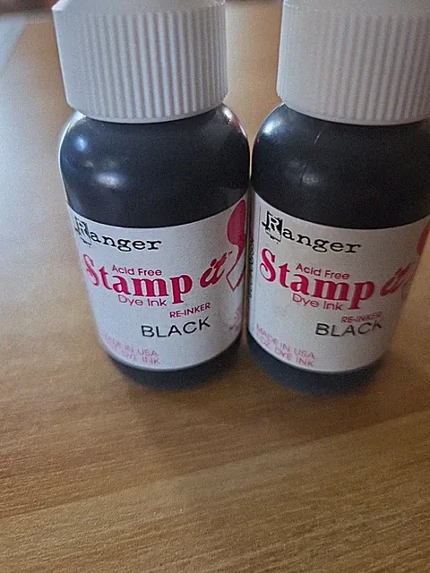 Stamp Dye Ink 1oz 2 Bottle